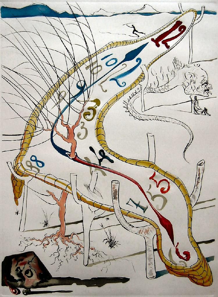 Salvador Dali The frozen watches of space-time